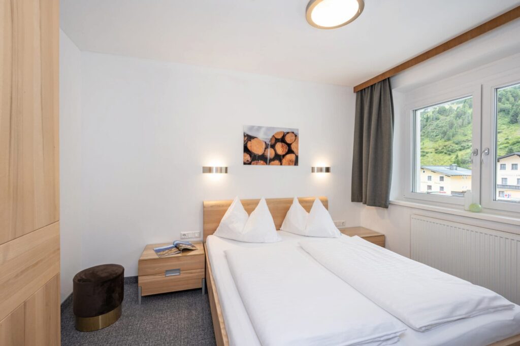 Schlafzimmer des Appartements Il Sole in Obertauern